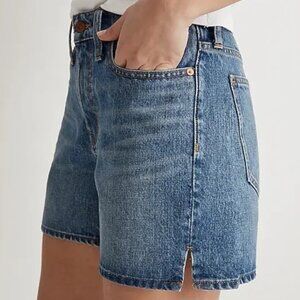 Madewell Relaxed Mid-Length Denim Shorts, Size 28